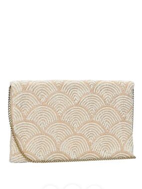 NWT Antik Kraft Beaded Zoyaa Clutch
